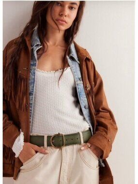 We The Free NWOT Birch Belt In Cork Size S/M